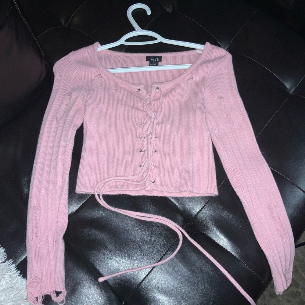 Rue21 Short Sweater,Ripped Style/SIZE S